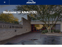 Tablet Screenshot of analyzeinc.com